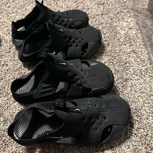 Nike Kids Black Sunray Water Sandals